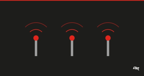 DataRemote 90X1 device with carrier certification symbols for Verizon, AT&T, and T-Mobile, representing support across all major wireless carriers.