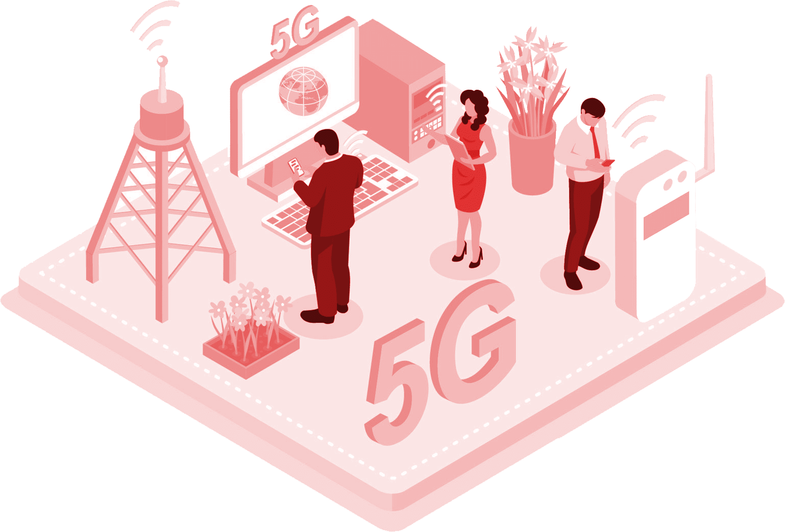 5G Cellular Graphic