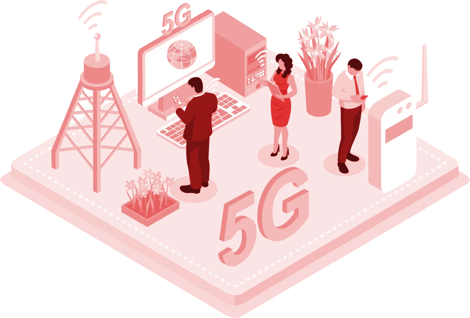 5G Cellular Graphic